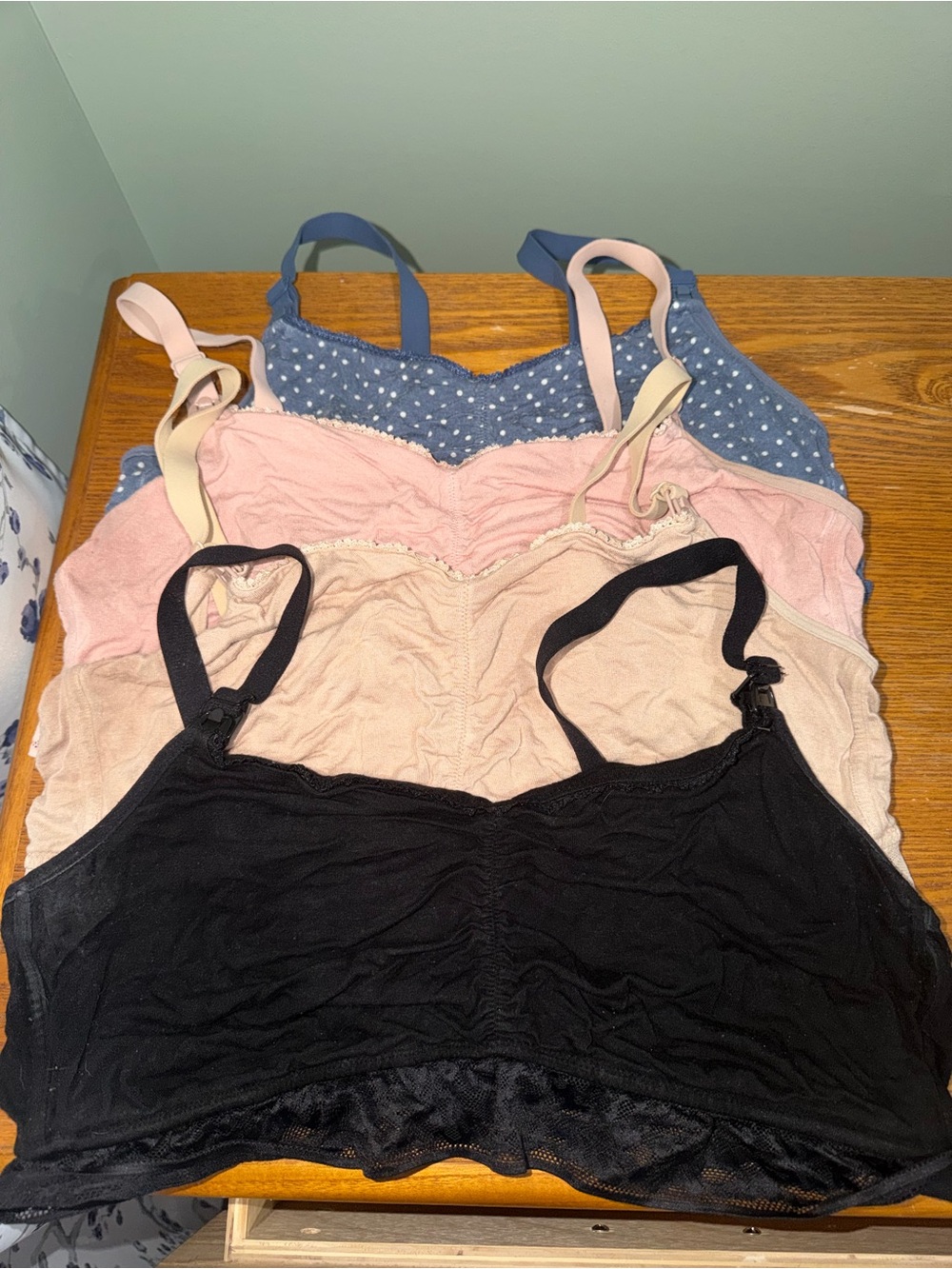 Women’s Seamless Nursing & Lounge Bras - Black, Nude, Pink, Blue